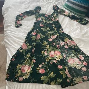 Reformation size 2 sigmund dress with slit